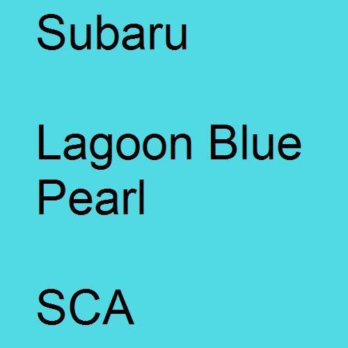 Subaru, Lagoon Blue Pearl, SCA.